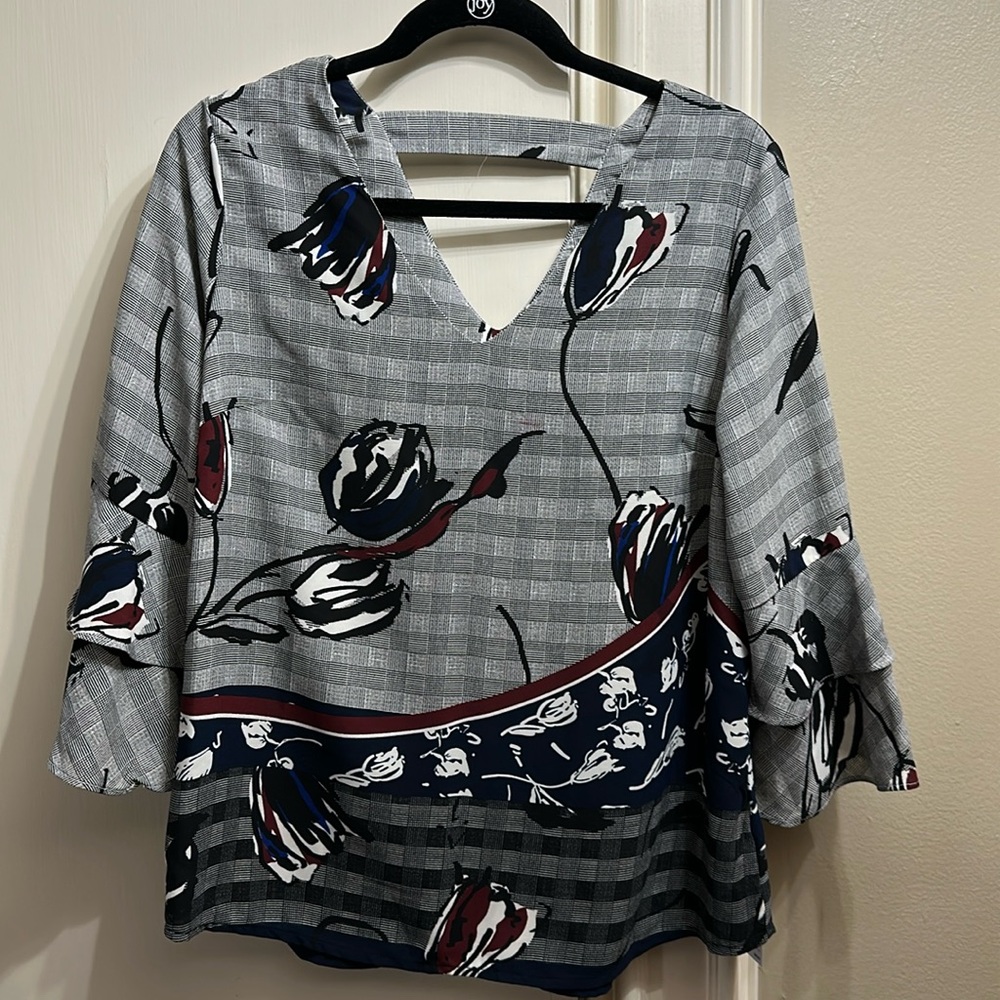NWT NY Collection blouse size LP